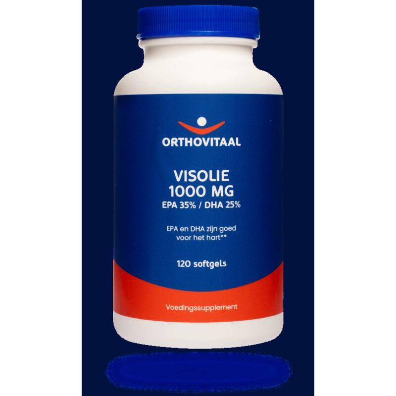 Orthovitaal Visolie 1000mg EPA 35%/DHA 25% 120sft
