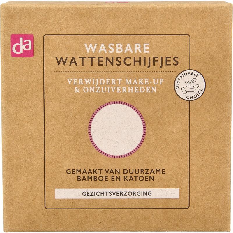 DA Make-up remover pads wasbaar 5st