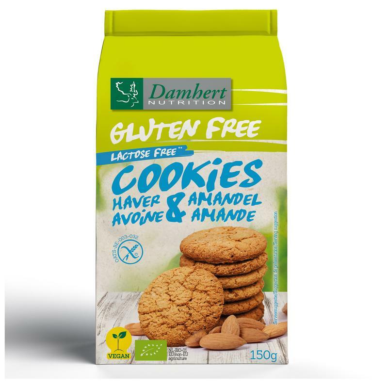 Damhert Haverkoekjes amandel glutenvrij 150g