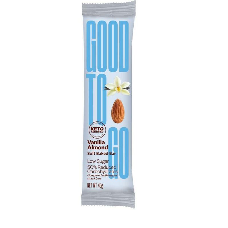 Good To Go Snack reep vanille & amandel (Keto) 40g