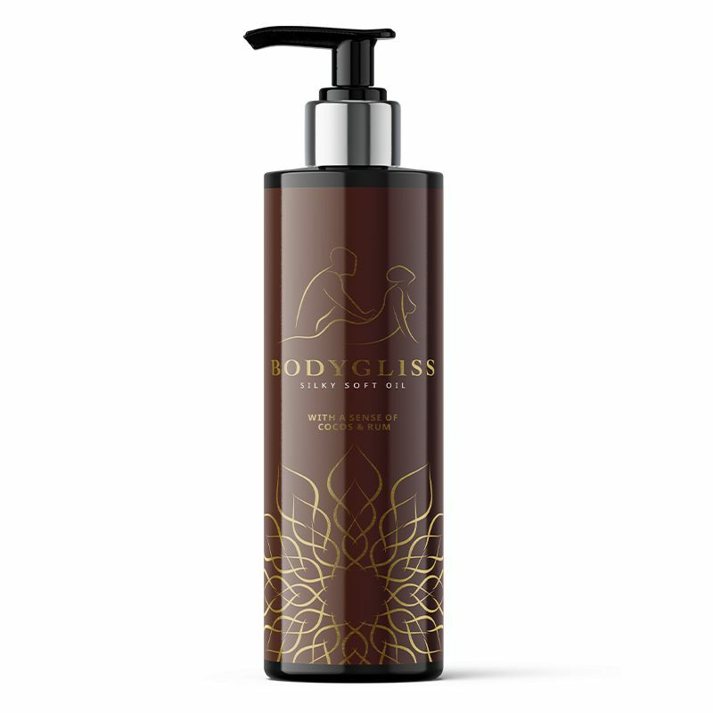 Bodygliss Silky soft massageolie cocos rum 150ml