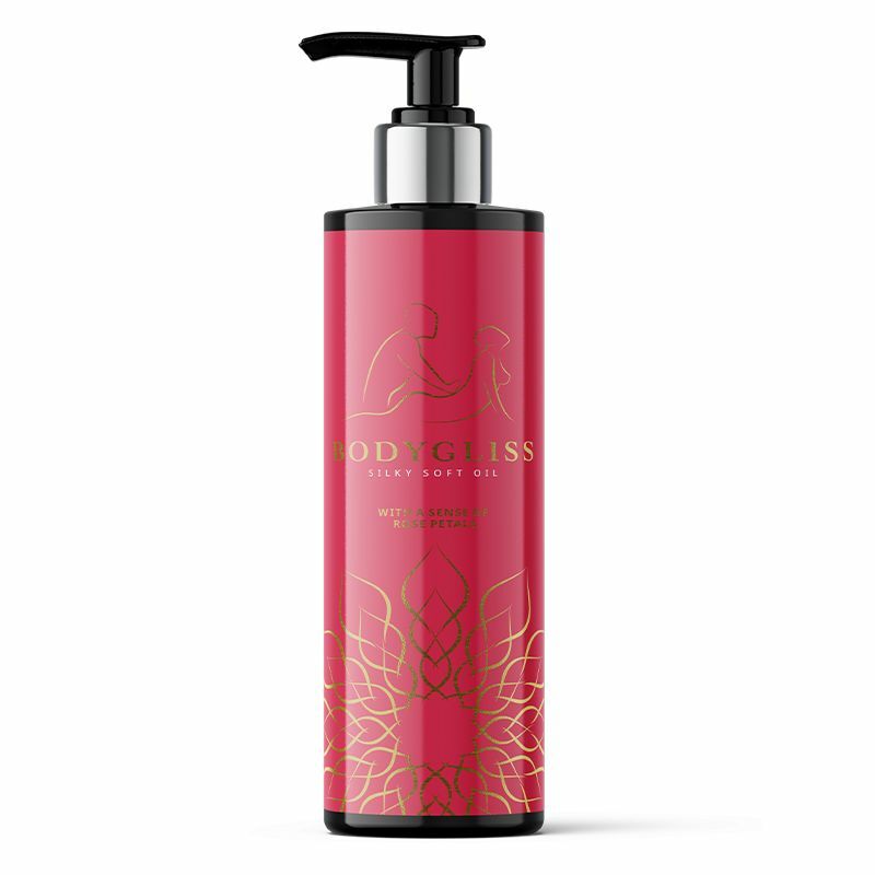 Bodygliss Silky soft massageolie rose petal 150ml