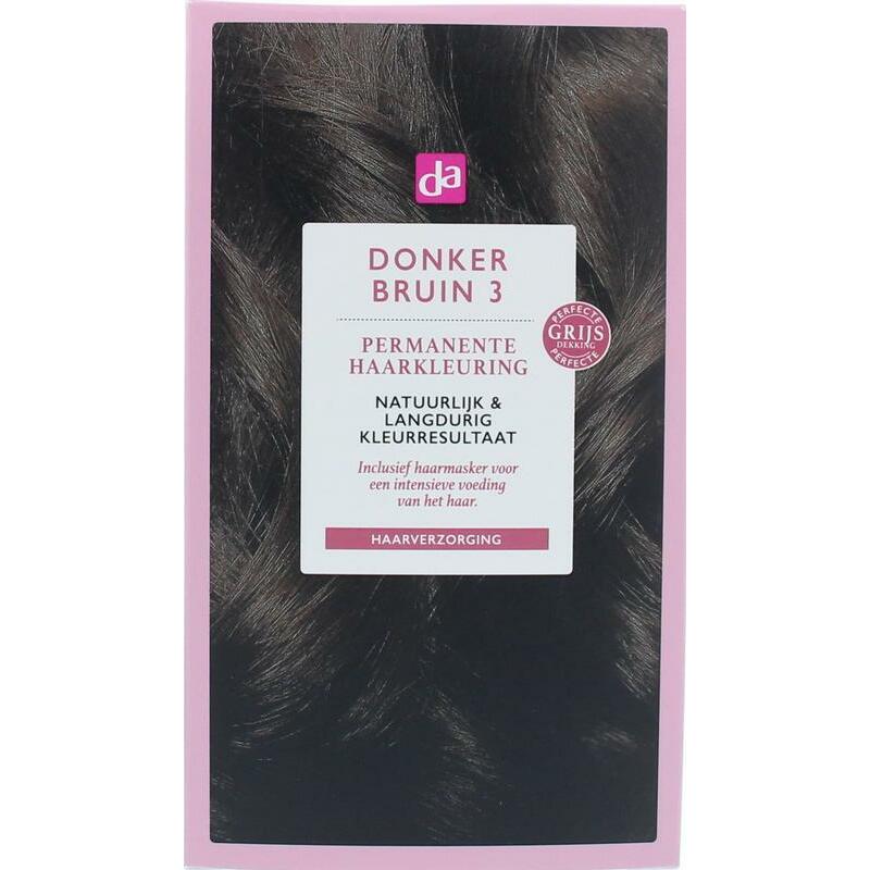 DA Haarkleuring 3.0 donker bruin 100ml
