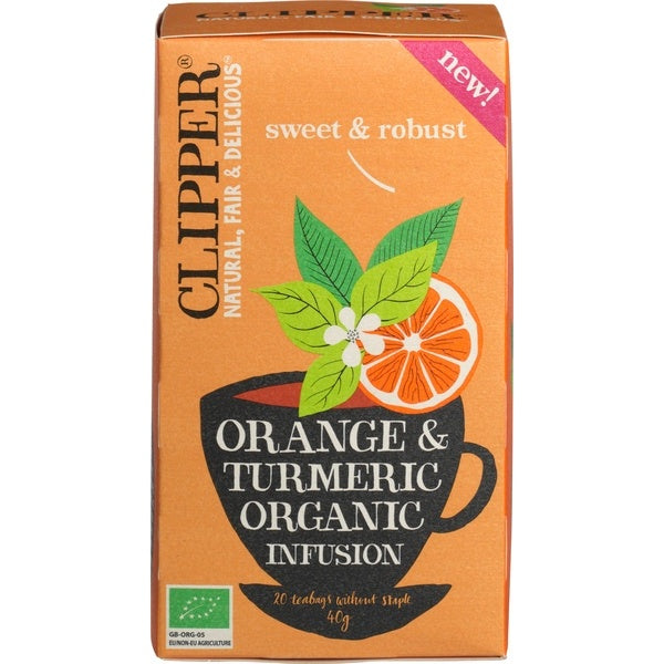 Clipper Orange & turmeric infusion bio 20st