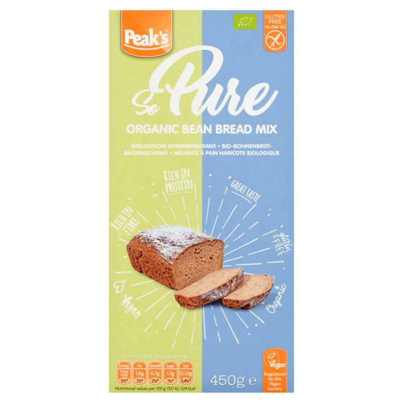Peak's So pure bean breadmix glutenvrij 450g