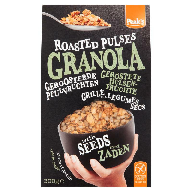 Peak's Granola roasted pulses with seeds glutenvrij 300g