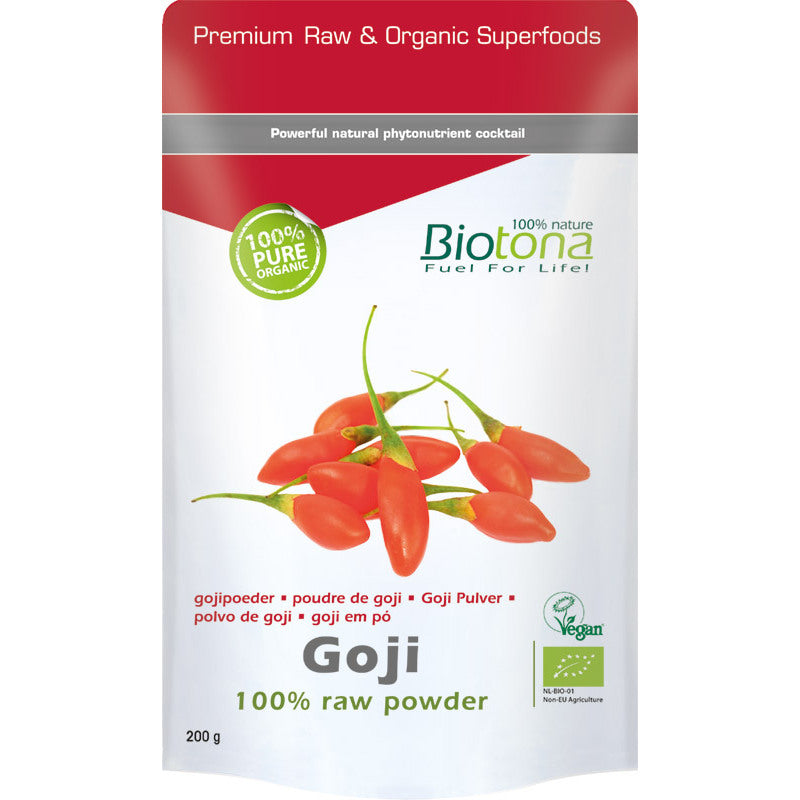 Biotona Goji raw powder bio 200g