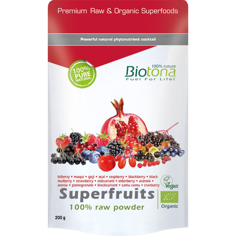 Biotona Superfruits raw powder bio 200g