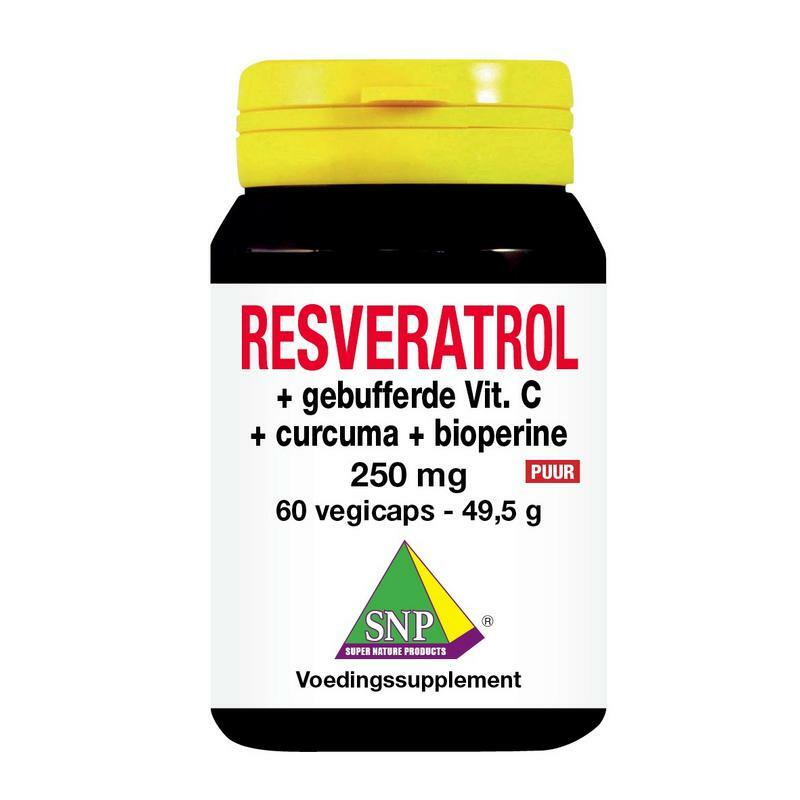 SNP Resveratrol curcuma gebufferd vit C bioperine puur 60vc