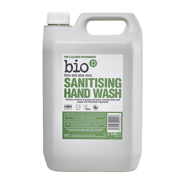 Bio-D Handzeep vloeibaar limoen & aloe 5000ml
