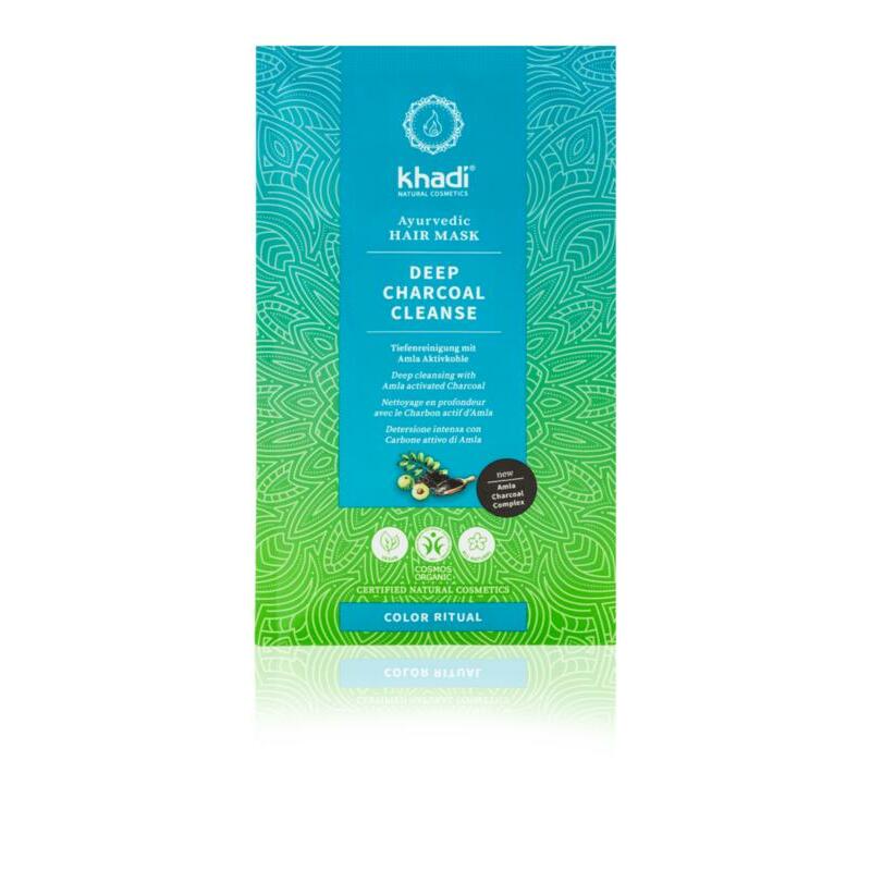 Khadi Hair mask deep charcoal cleanse detox 50 gram 50g