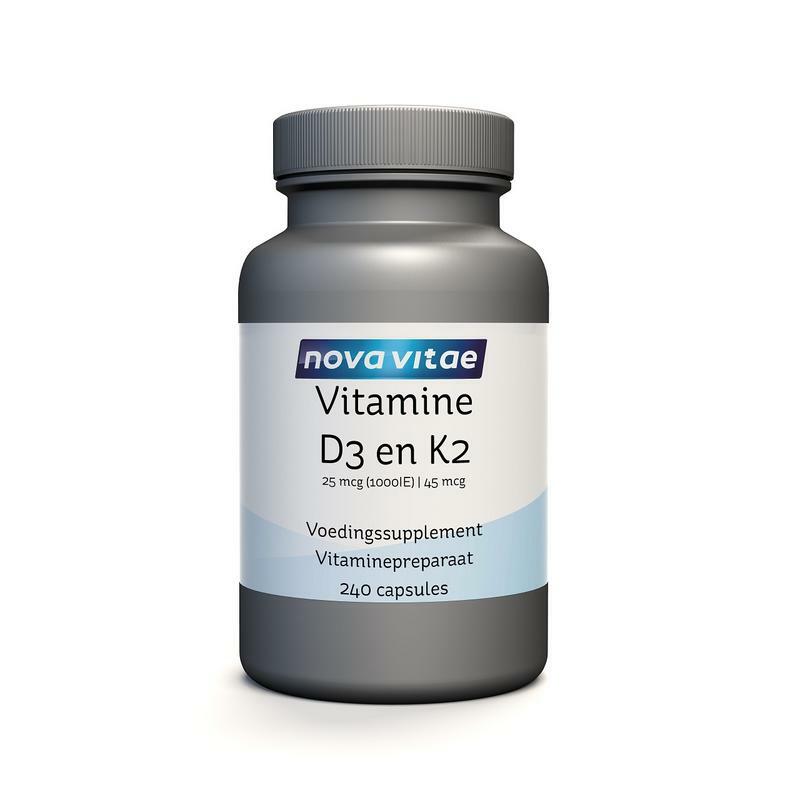 Nova Vitae Vitamine D3 25 mcg K2 45 mcg 240ca