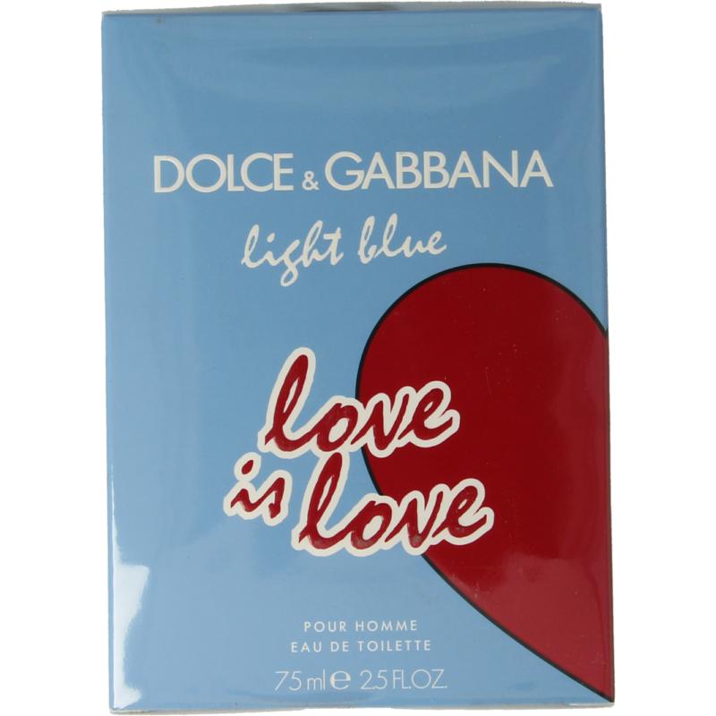 Dolce & Gabbana Light blue love is love men eau de toilette 75ml