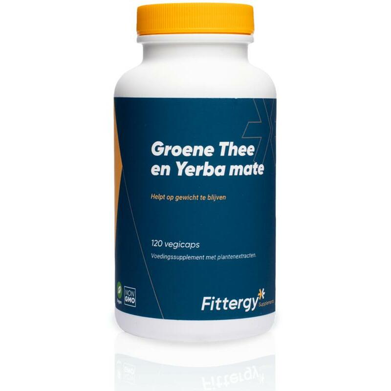 Fittergy Groene thee en yerba mate 120ca