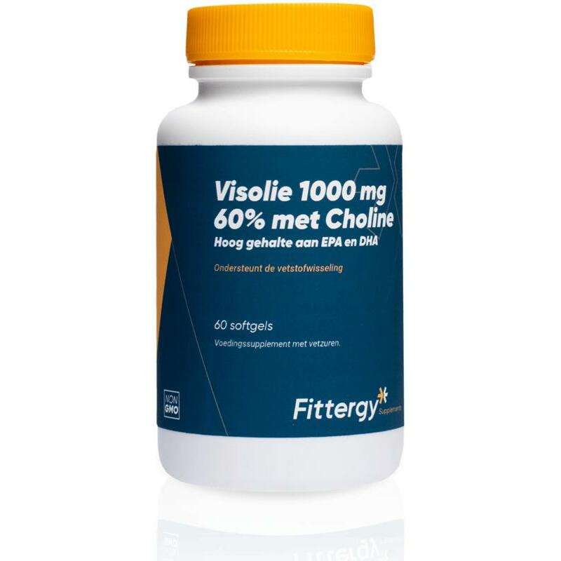 Fittergy Visolie 1000mg 60% met choline 60sft