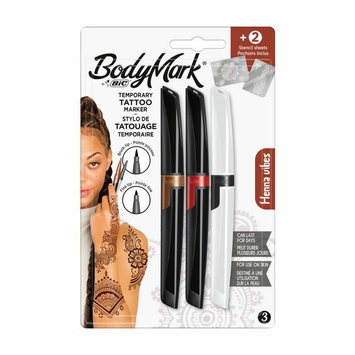 BIC Tattoo marker 2 medium + 2 fine 1set