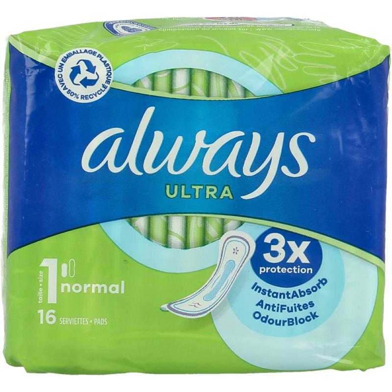 Always Maandverband ultra normal (S1) 16st
