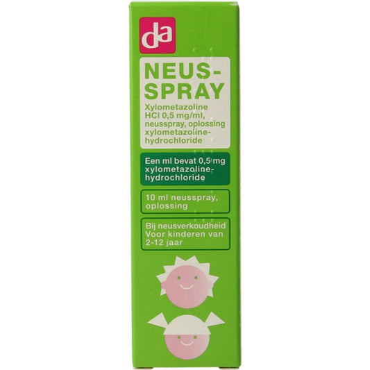 DA Kinder neusspray xylometazoline HCL 0,5mg/ml 10ml 10ml