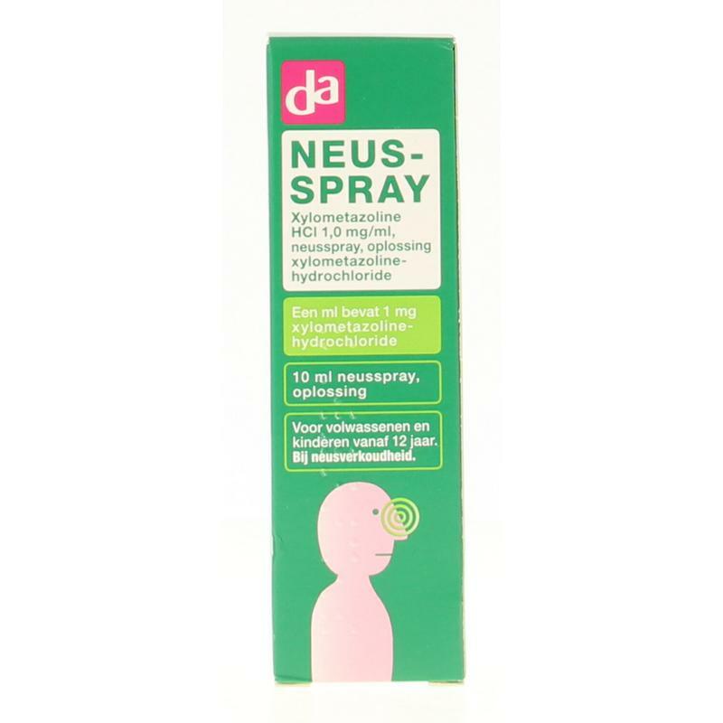 DA Neusspray xylometazoline HCL 1mg/ml 10ml