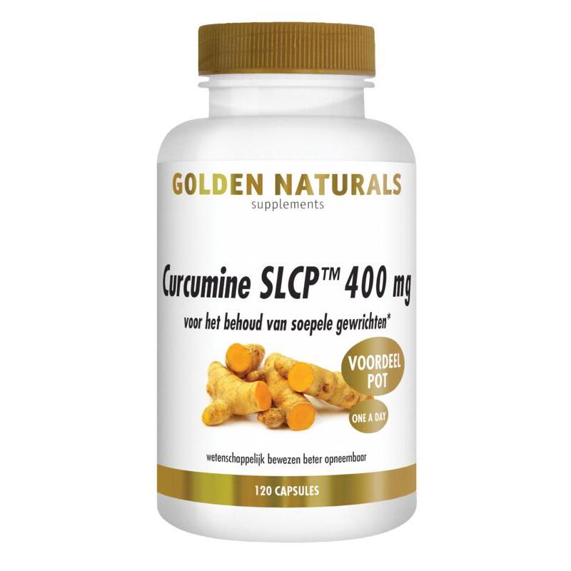 Golden Naturals Curcumine SLCP 400mg 120vc