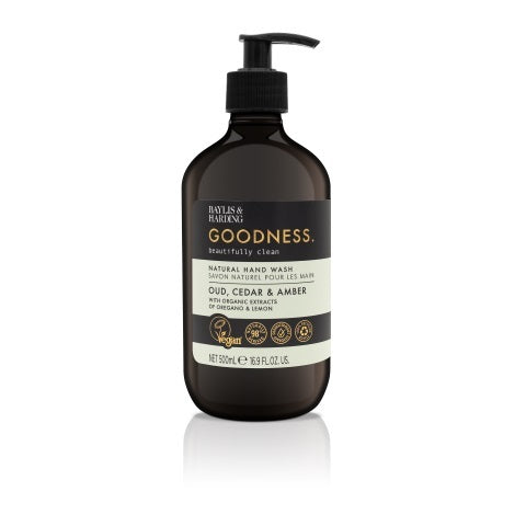 Baylis & Harding handwash goodness oud cedar am 500ml