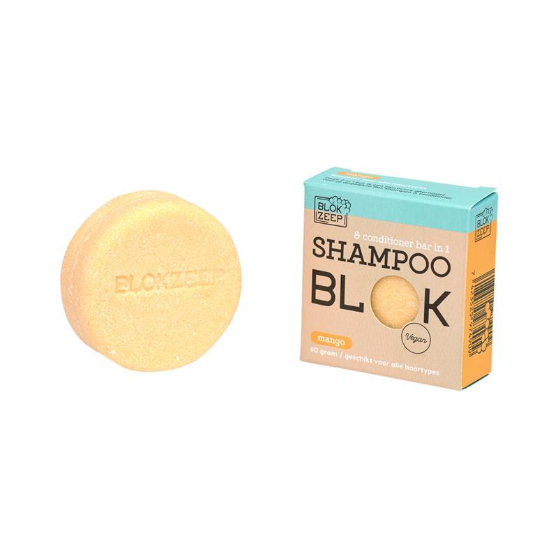 Blokzeep shampoo & condit bar mango 60g