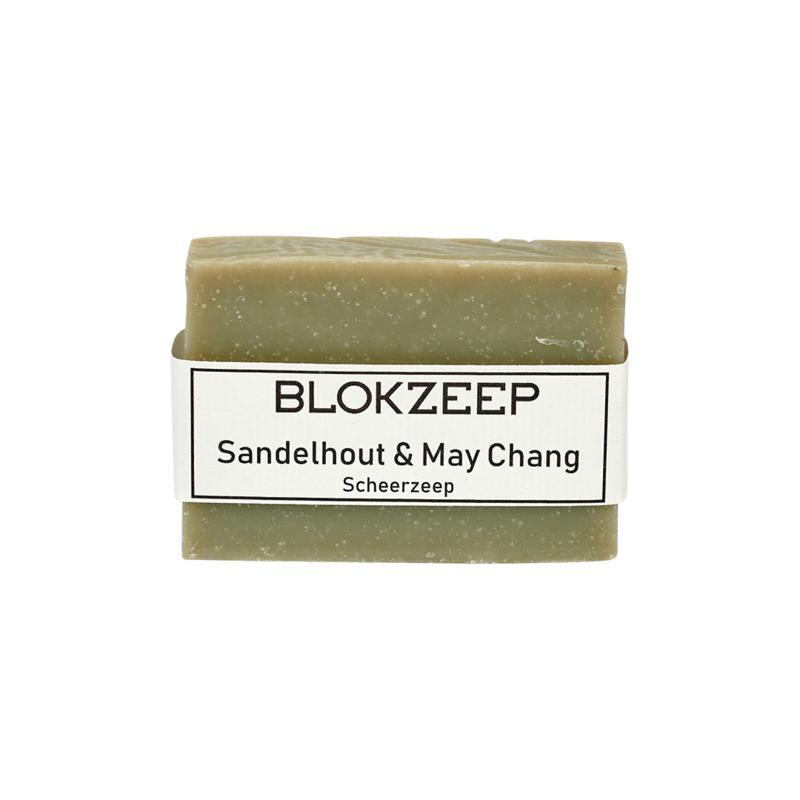 Blokzeep scheerzeep sandelhout&may chan 100g
