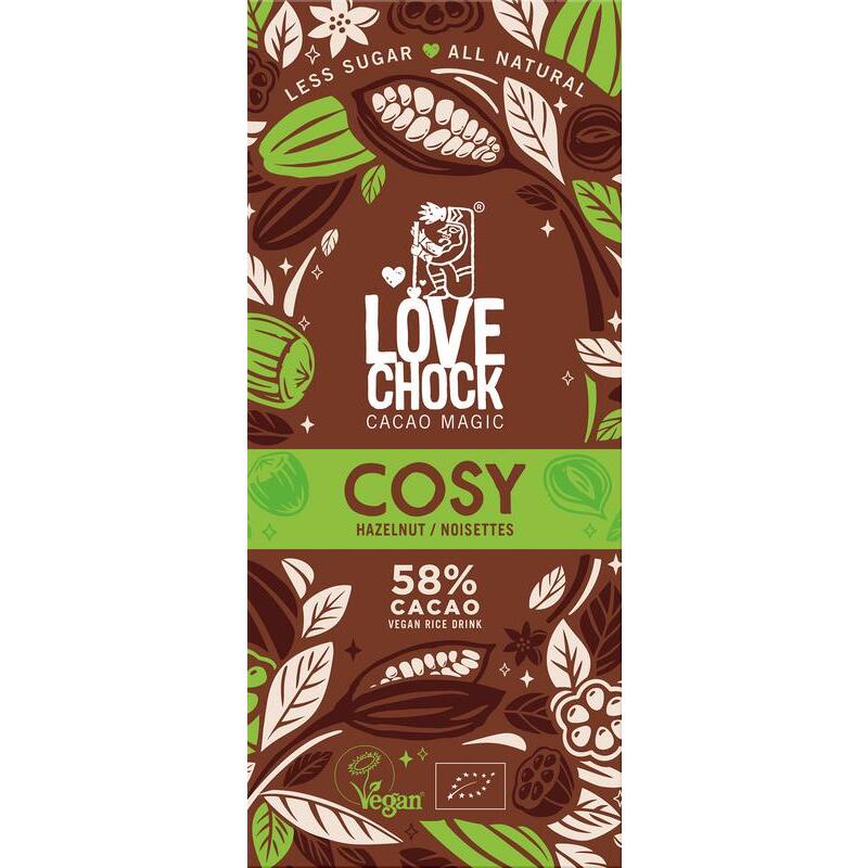 Lovechock Lovechock cosy hazelnut bio 70g