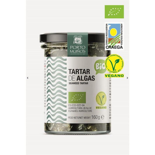 Porto Muinos zeewier spread bio 160g