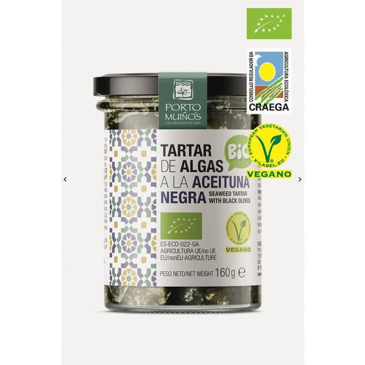 Porto Muinos zeewier spread olijf bio 160g