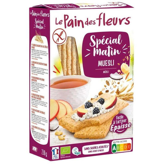 Pain Des Fleurs pain fleur muesli cracker bio 230g