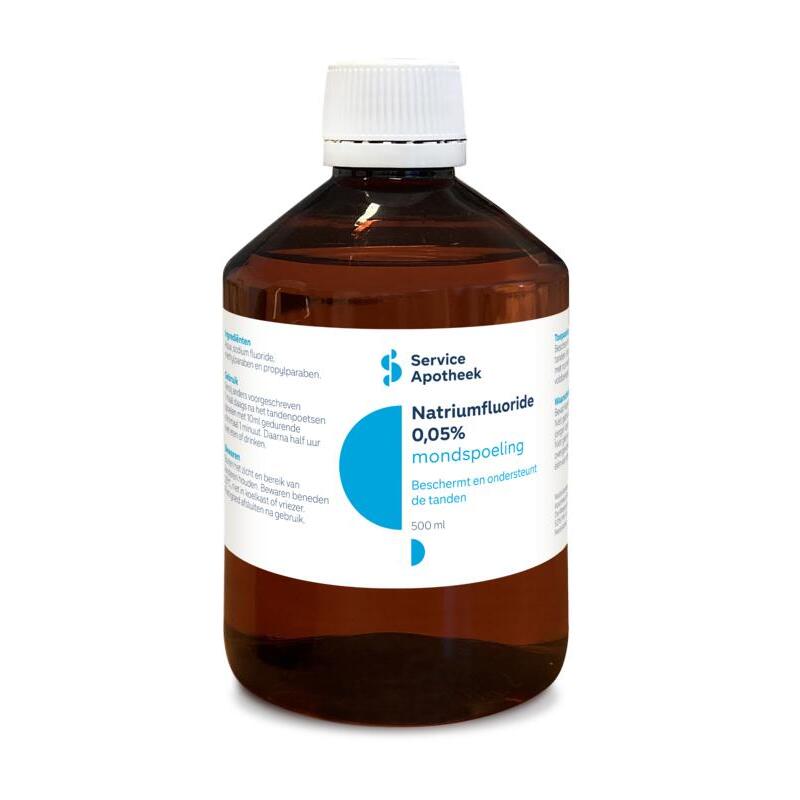 Service Apotheek Natriumfluoride 0.05% mondspoeling 250ml