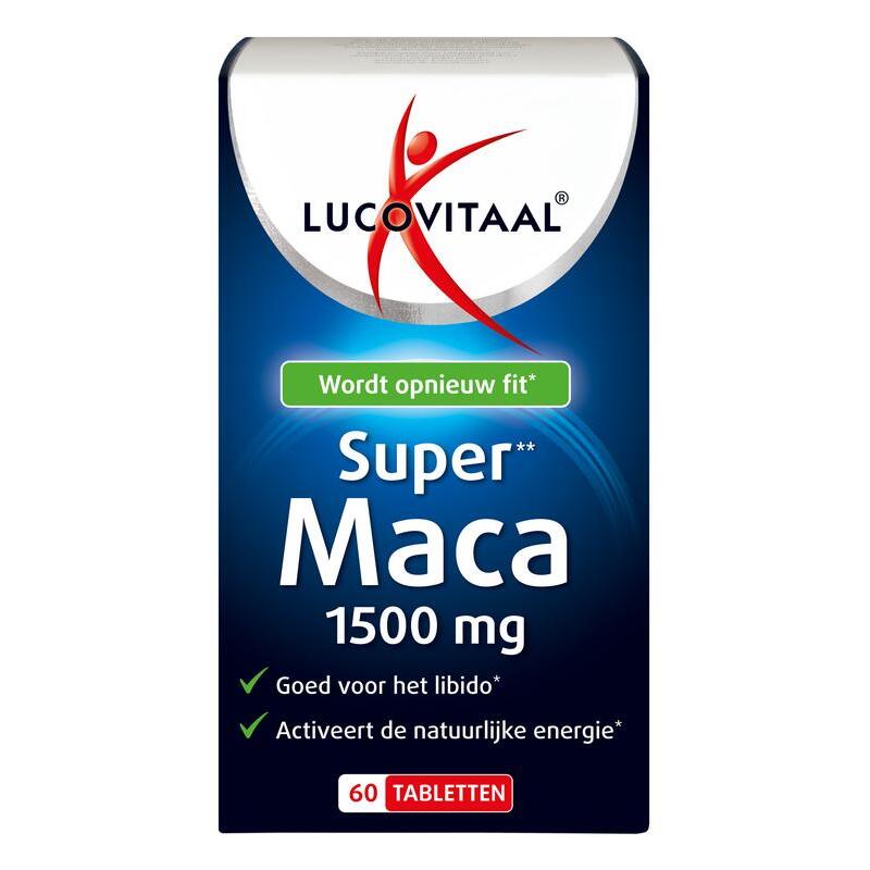 Lucovitaal Lucovitaal maca super 1500mg 60tb