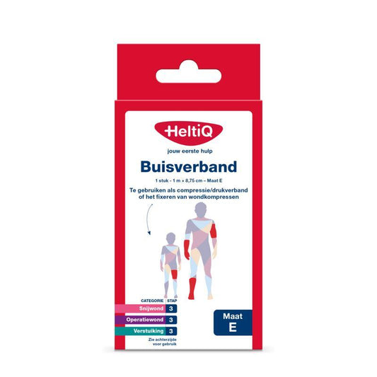 Heltiq Buisverband 1mx8,75cm maat E 1st