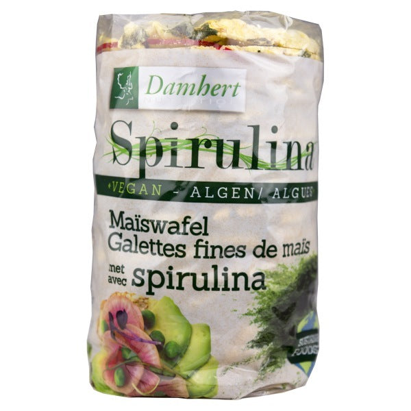 Damhert Maiswafel spirulina algen 120g