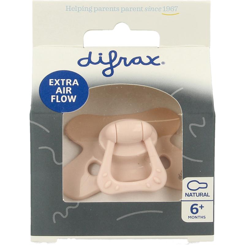 Difrax Fopspeen natural 6+ maanden uni 1st