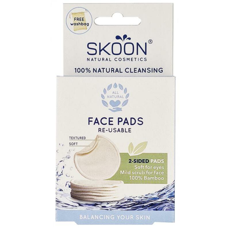 Skoon Face pads re-usable 2 sided 7st