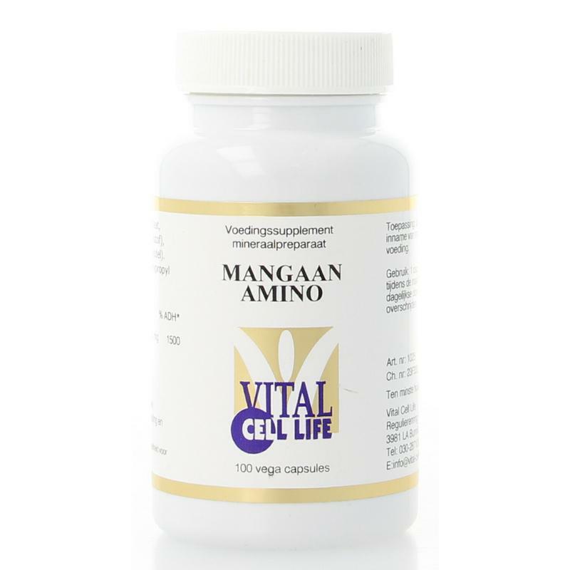 Vital Cell Life Mangaan amino 30 mg 100ca