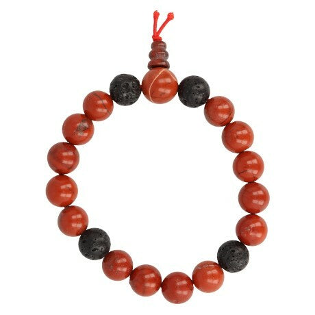 Ruben Robijn Powerbead mannen jaspis rood 1st