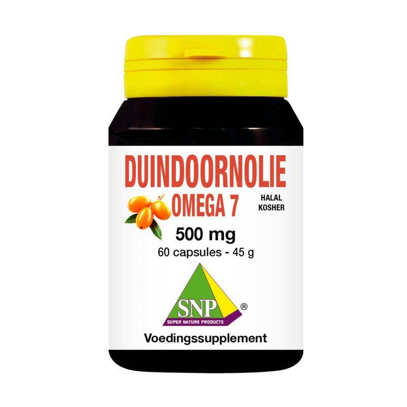 SNP Duindoorn olie omega 7 500 mg halal-kosher 60ca