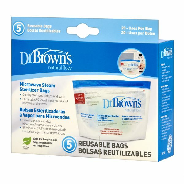 Dr Brown's Magnetron sterilisatiezakjes 5st