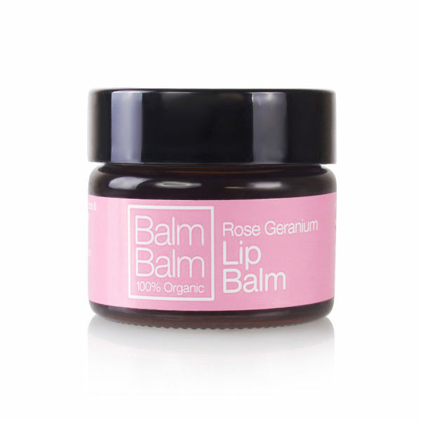 Balm Balm Rose geranium organic lipbalm 15ml