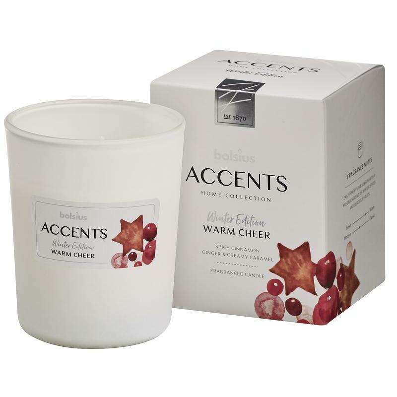 Bolsius Accents geurkaars warm cheer 1st