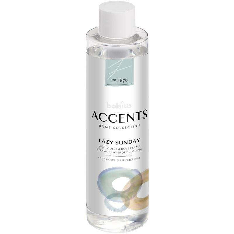 Bolsius Accents diffuser refill lazy sunday 200ml
