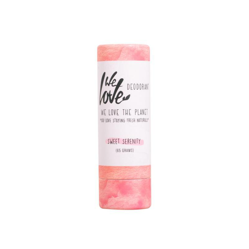 We Love 100% Natural deodorant stick sweet serenity 65g