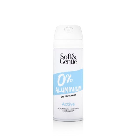 Soft & Gentle Deodorant spray active aluminium free 150ml