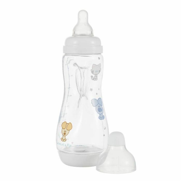Difrax Handgreep fles 240 ml woezel & pip 1st