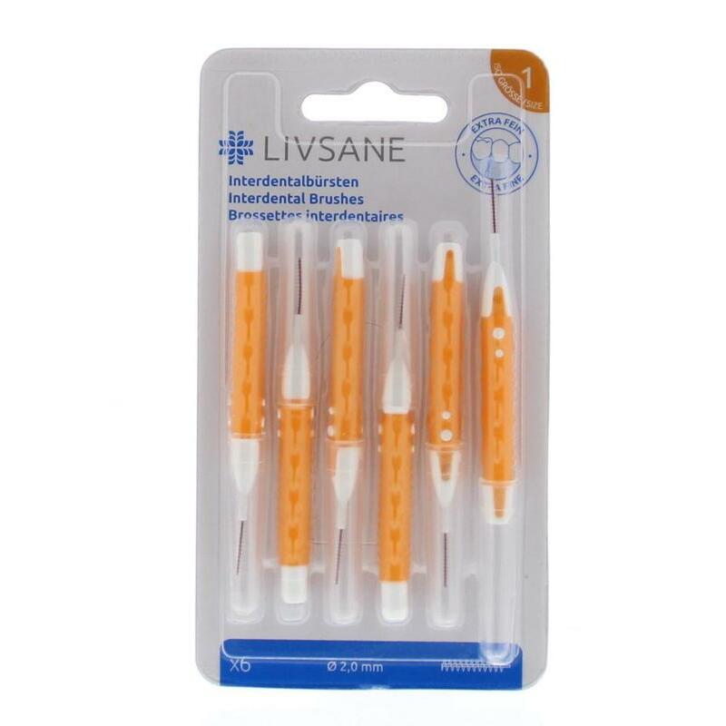 Livsane Interdentaal borstel extra fijn 6st