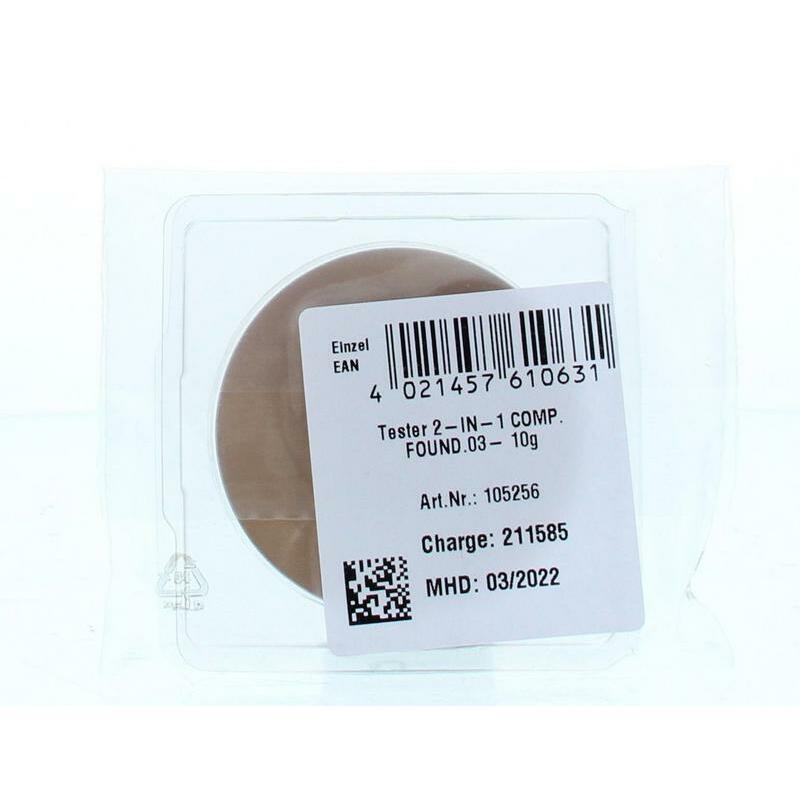 Lavera Tester Compact foundation 2-in-1 honey 03 tester