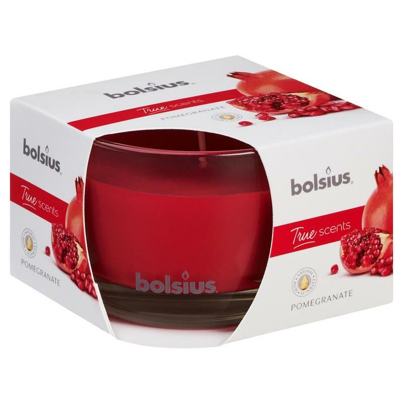 Bolsius True Scents geurglas 63/90 pomegranate 1st